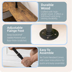 Industrial Pipe Corner Bookshelf