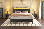 Queen Bed Frame with Headboard & Footboard