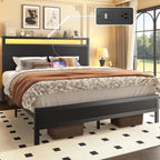 Queen Bed Frame with Headboard & Footboard