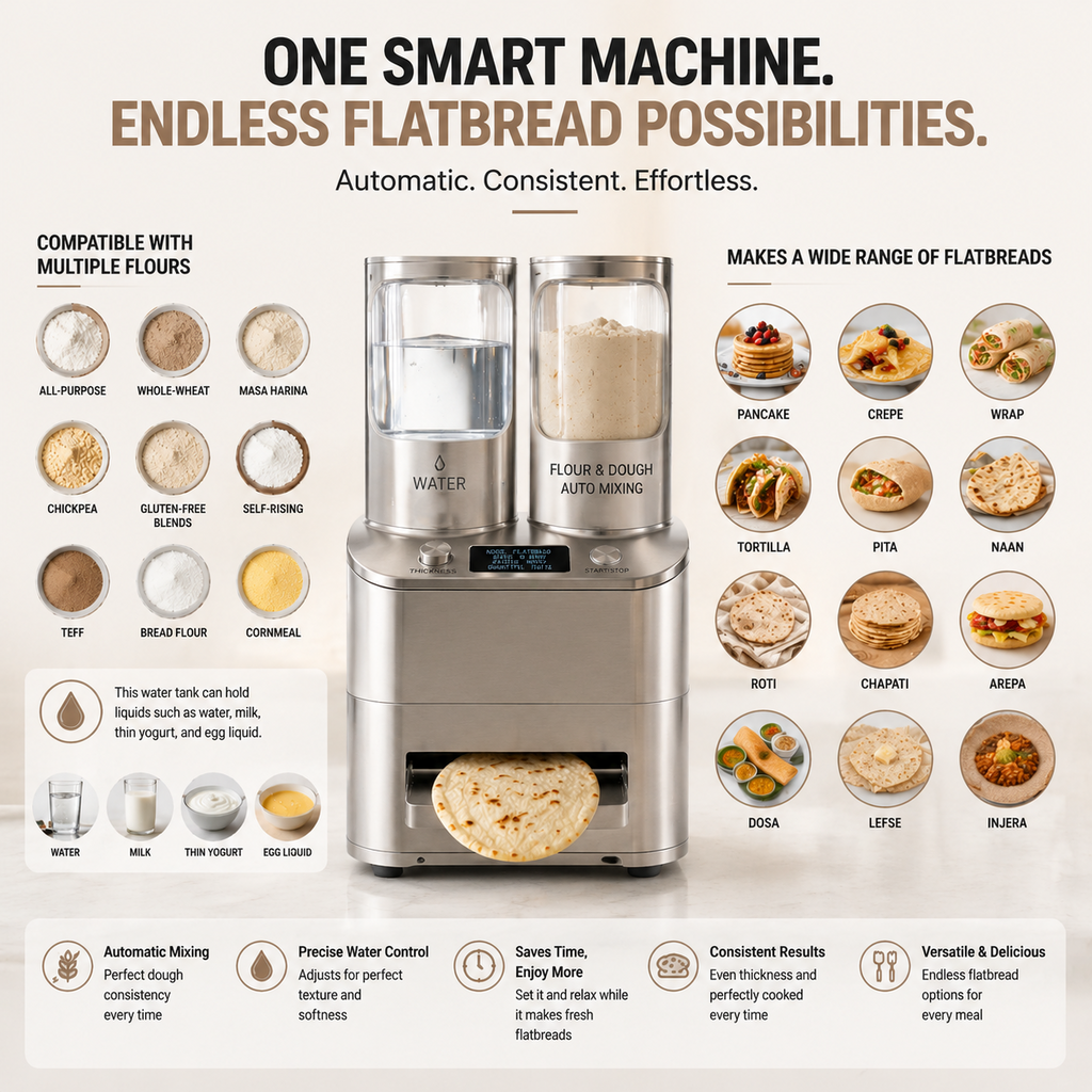 Automatic Smart Pancake Griddle Machine