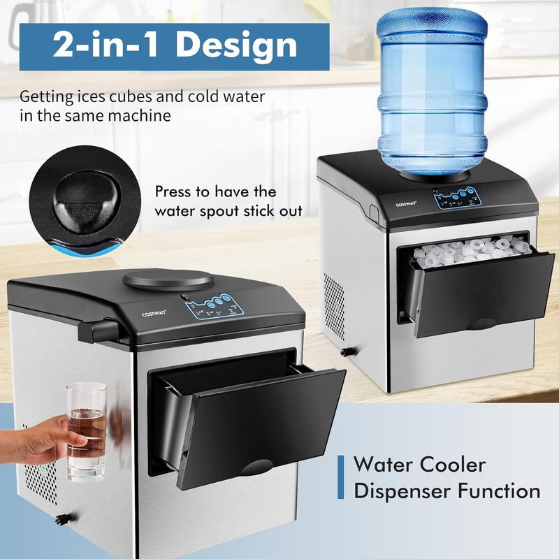 3-in-1 Countertop Water Dispenser (with Ice Maker)